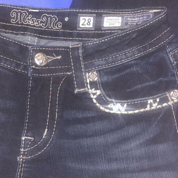 Miss Me new without tags Jeans size 28 bootcut - Picture 6 of 8